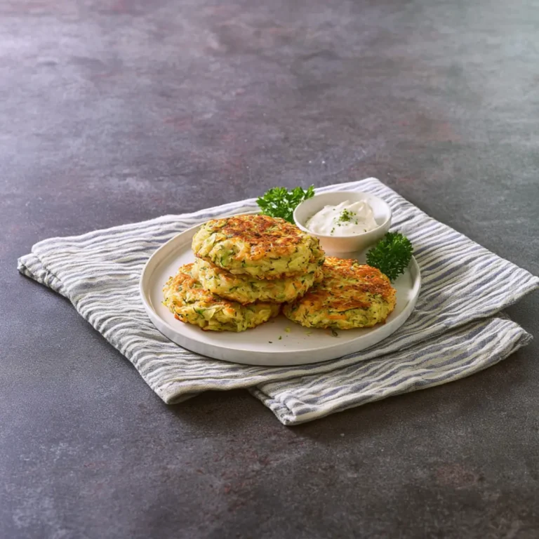 Zucchinipuffer aus dem Ofen