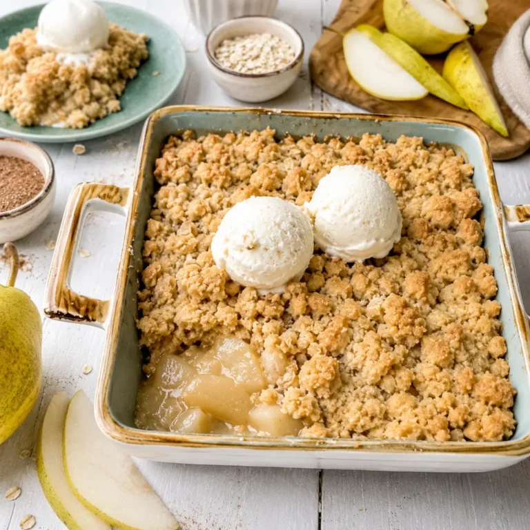Birnen Crumble
