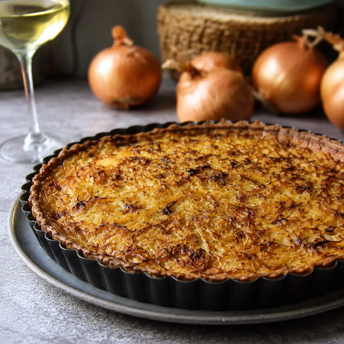 Elsässer Zwiebelkuchen
