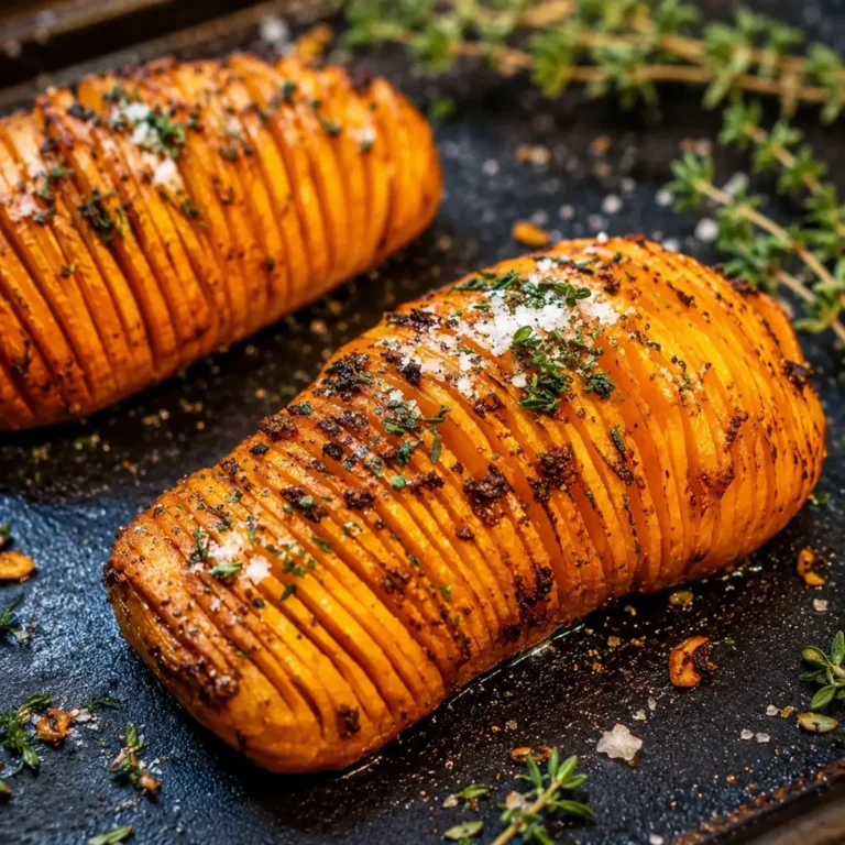 Hasselback-Butternusskürbis