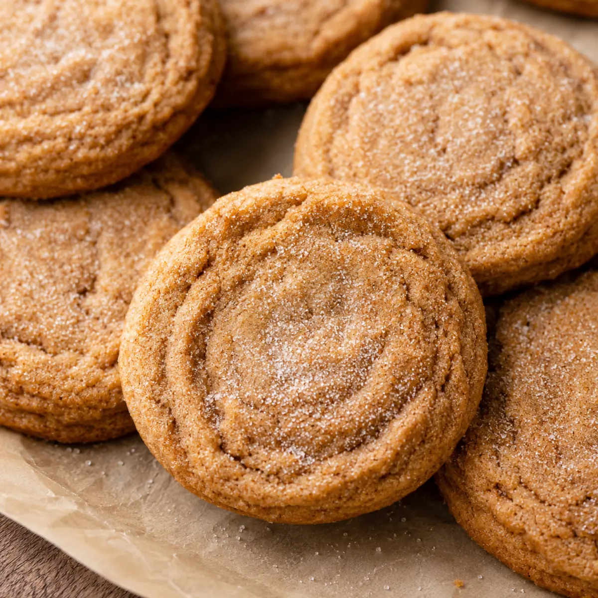Kürbis Snickerdoodle Kekse