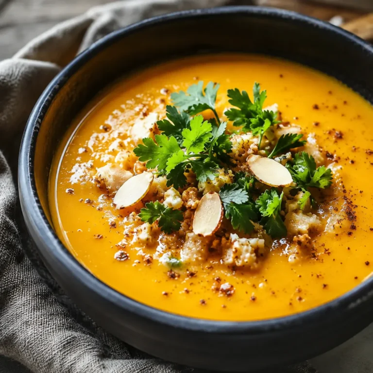 Kürbiscremesuppe mit gerösteten Kürbiskernen