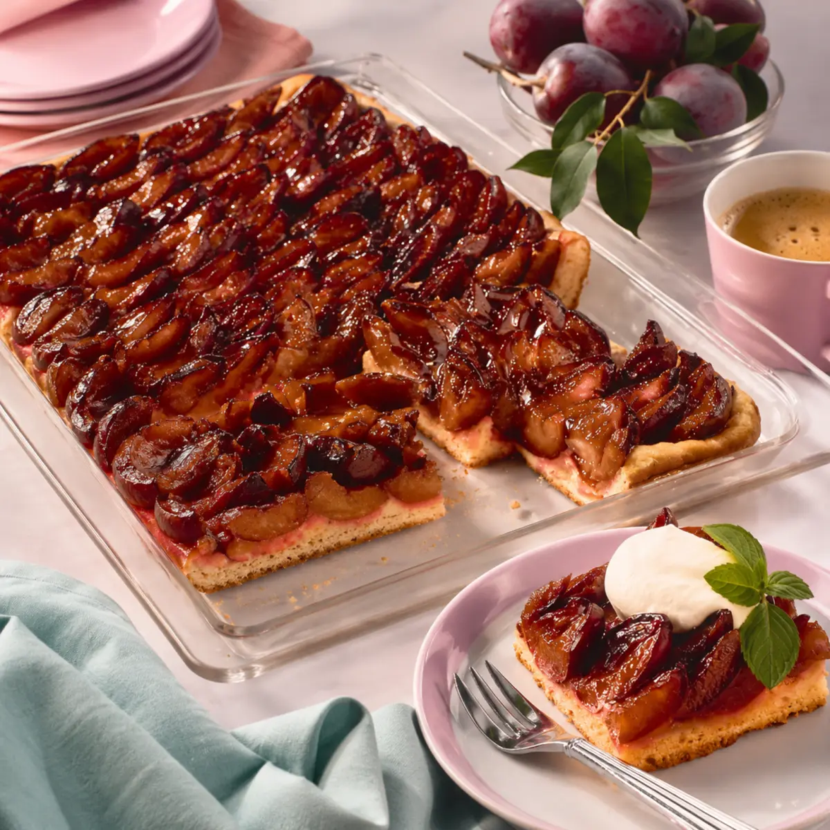 Zwetschenkuchen vom Blech